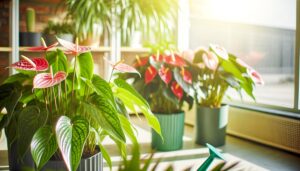 anthurium and red aglaonema care