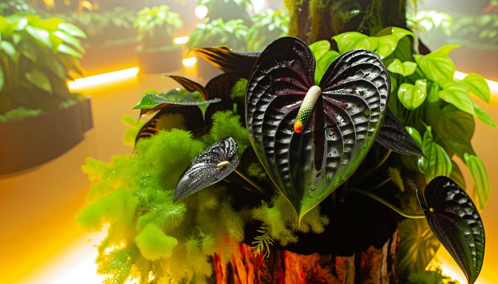 anthurium black dragon care