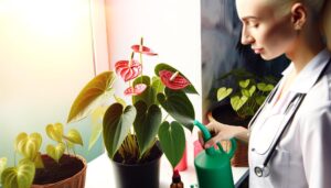 anthurium care and growth