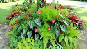 anthurium companion planting advice
