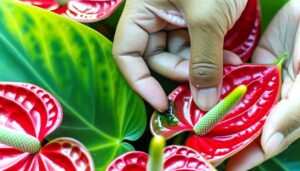anthurium flower spot treatment