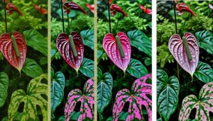 anthurium hybrids stunning chart