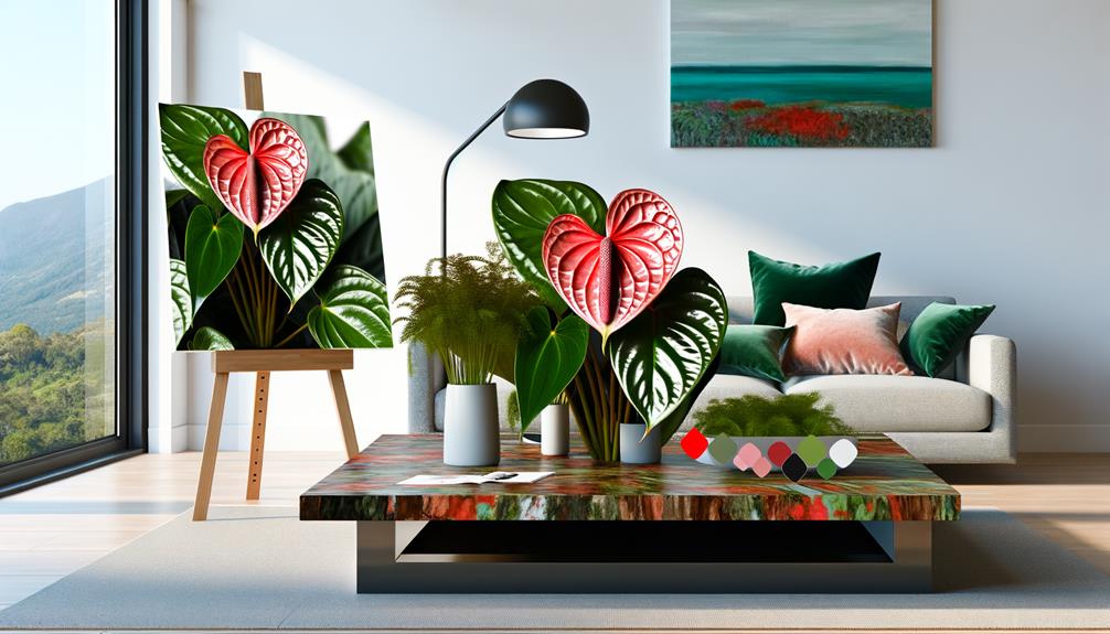 anthurium ideal indoor plant