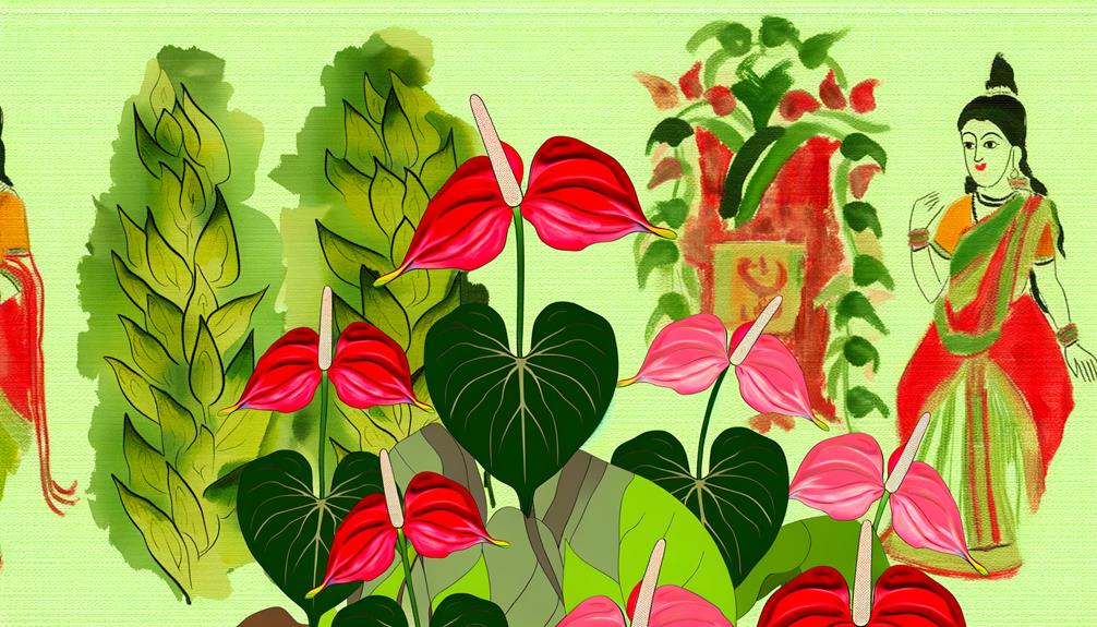 anthurium in telugu explained