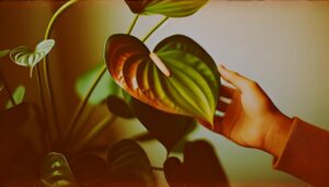 anthurium leaves turning brown