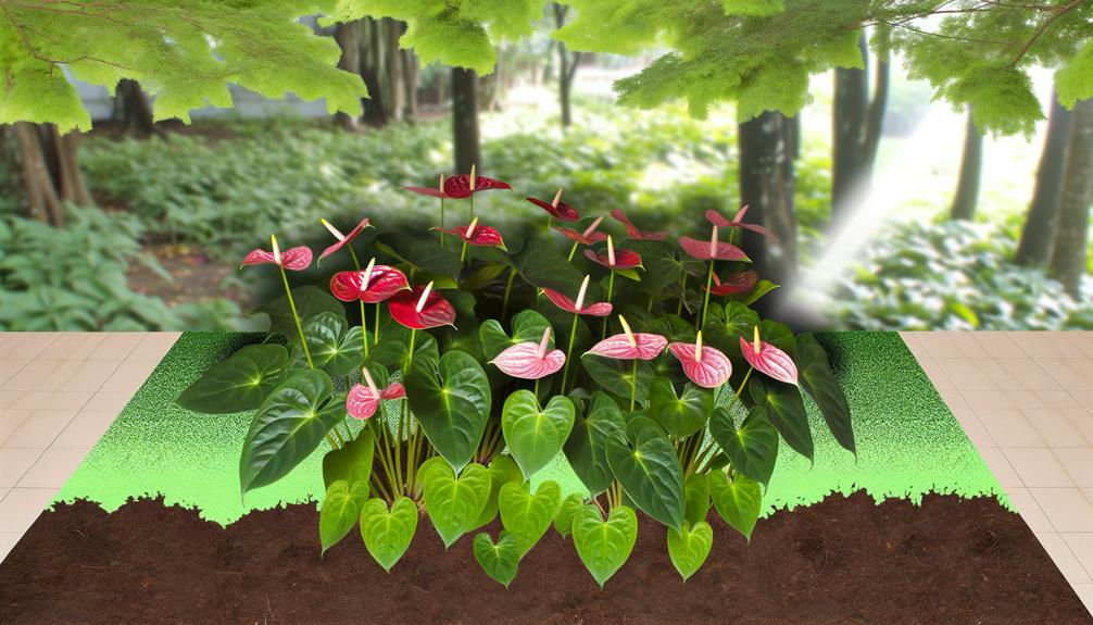 anthurium outdoor planting guide