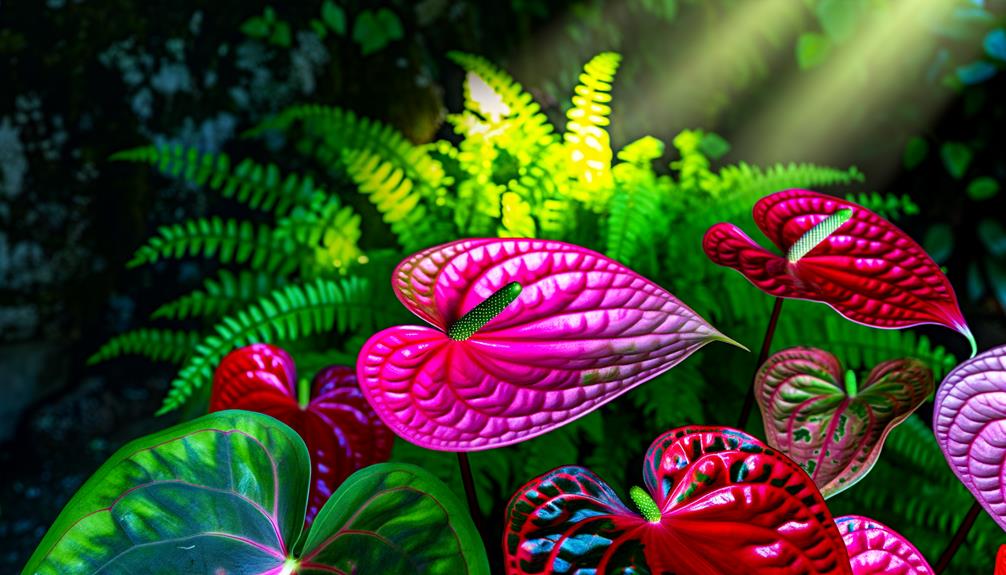 anthurium pink foliage guide