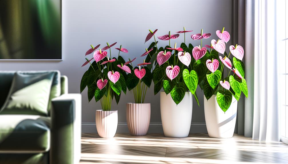 anthurium pink house plants