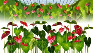 anthurium plant size guide