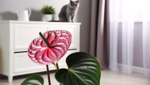 anthurium plant warning sign