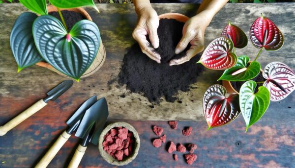 anthurium potting soil guide