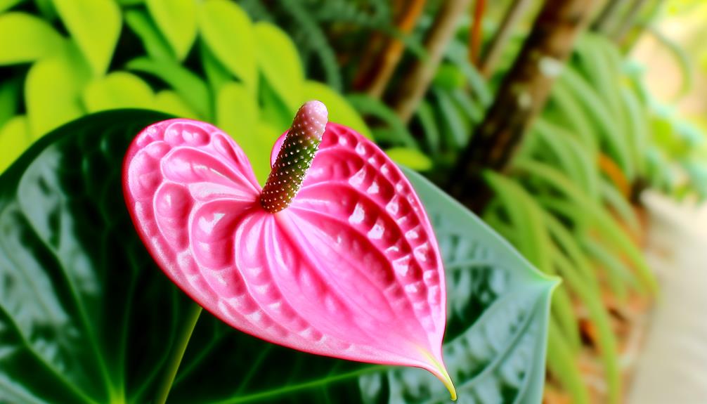 anthurium s unique pink color