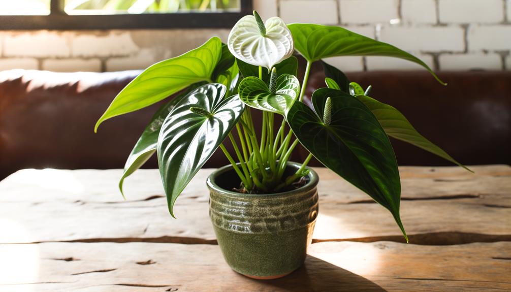 anthurium sierra white care