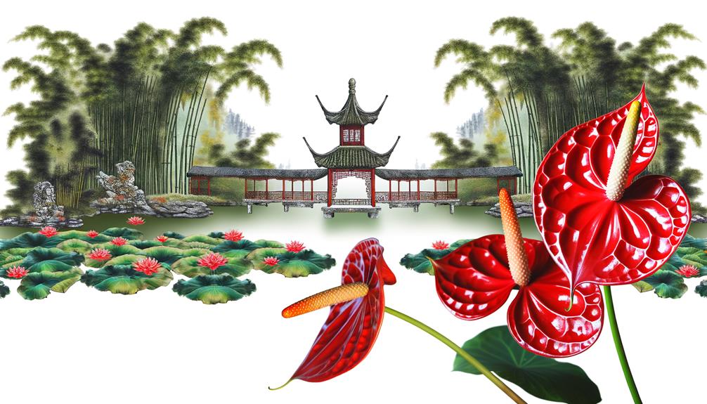 anthurium symbolism in china