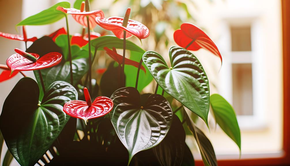 anthuriums thriving in longevity