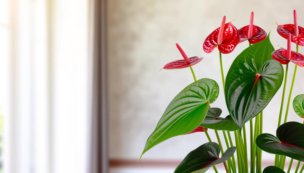 beautiful red flower garden