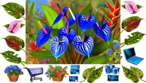 blue anthurium seeds online