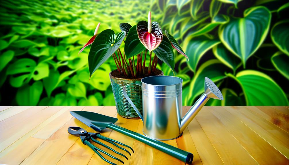 caring for anthurium jungle king