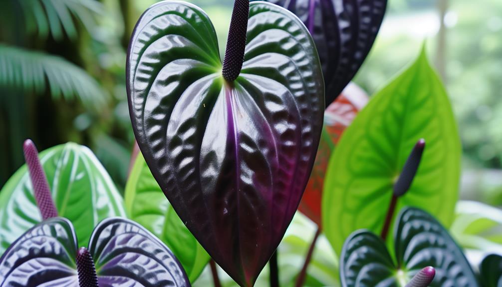 distinctive anthurium hybrid traits