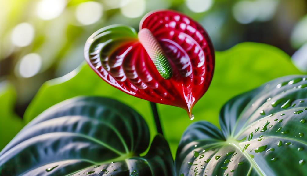 distinctive anthurium quechua queen