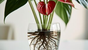 growing anthurium in water