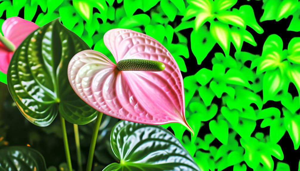 light pink anthurium distinctiveness