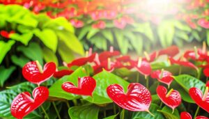 luscious red anthurium variety