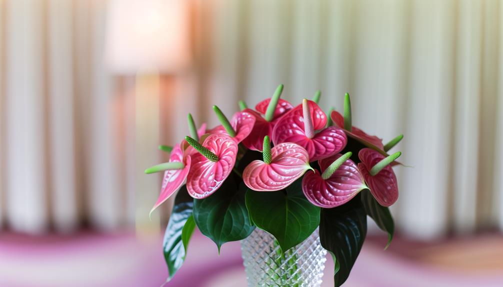 pink anthurium bouquet collection