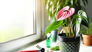 pink bird anthurium care