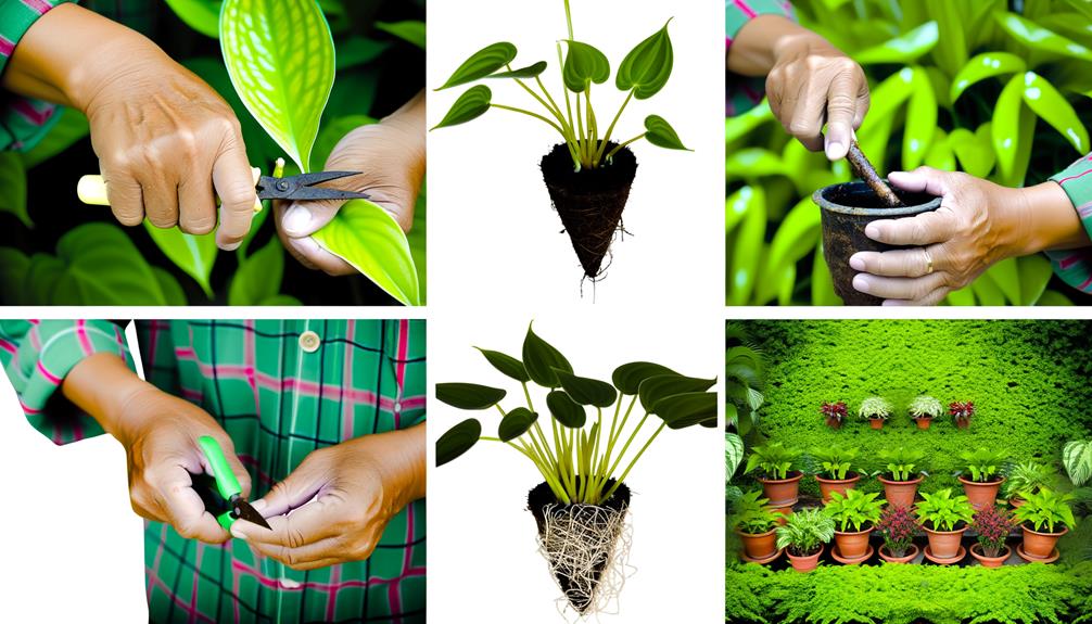 propagating anthurium from birds