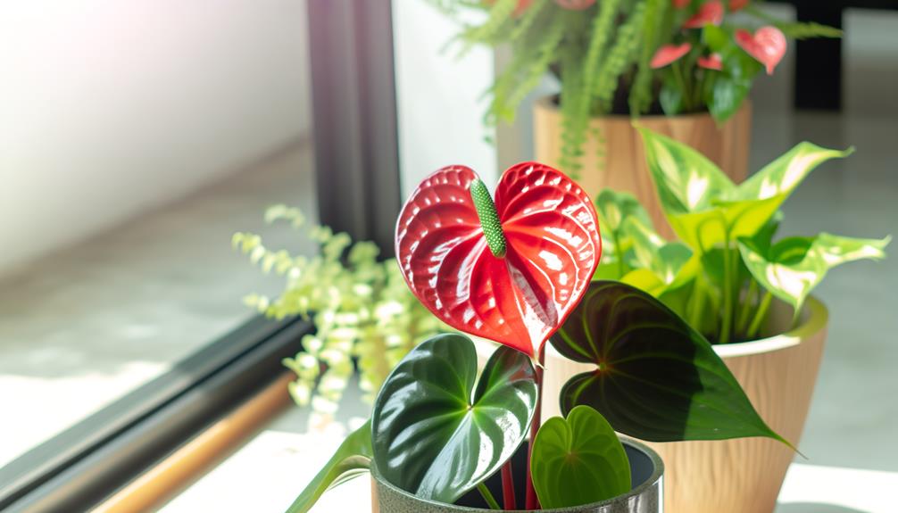 red anthurium love list