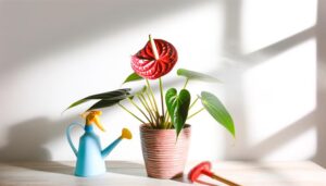 red anthurium plant care