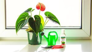 reviving anthurium with care