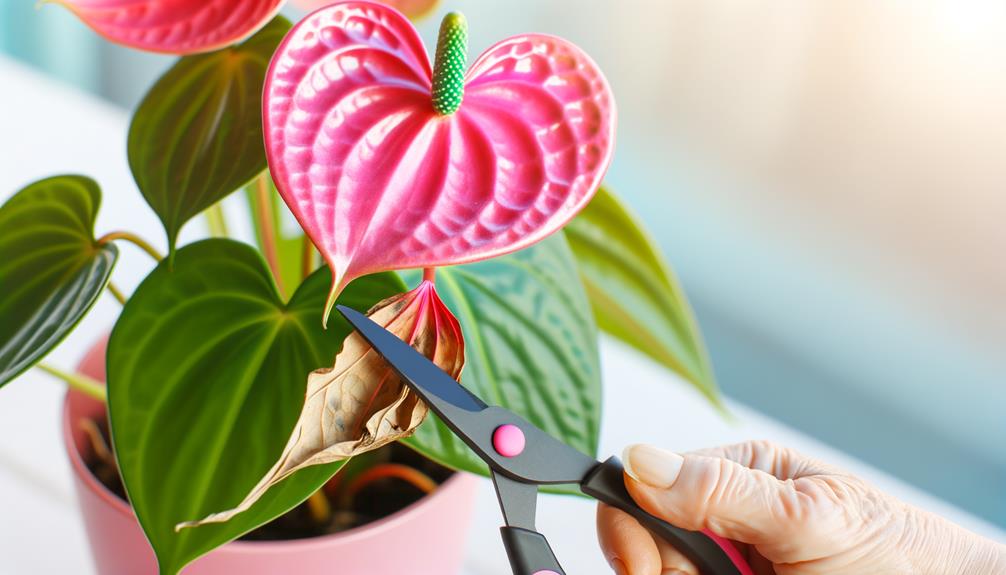 reviving your pink anthurium