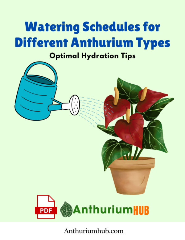 Watering Schedules for Different Anthurium Types Optimal Hydration Tips